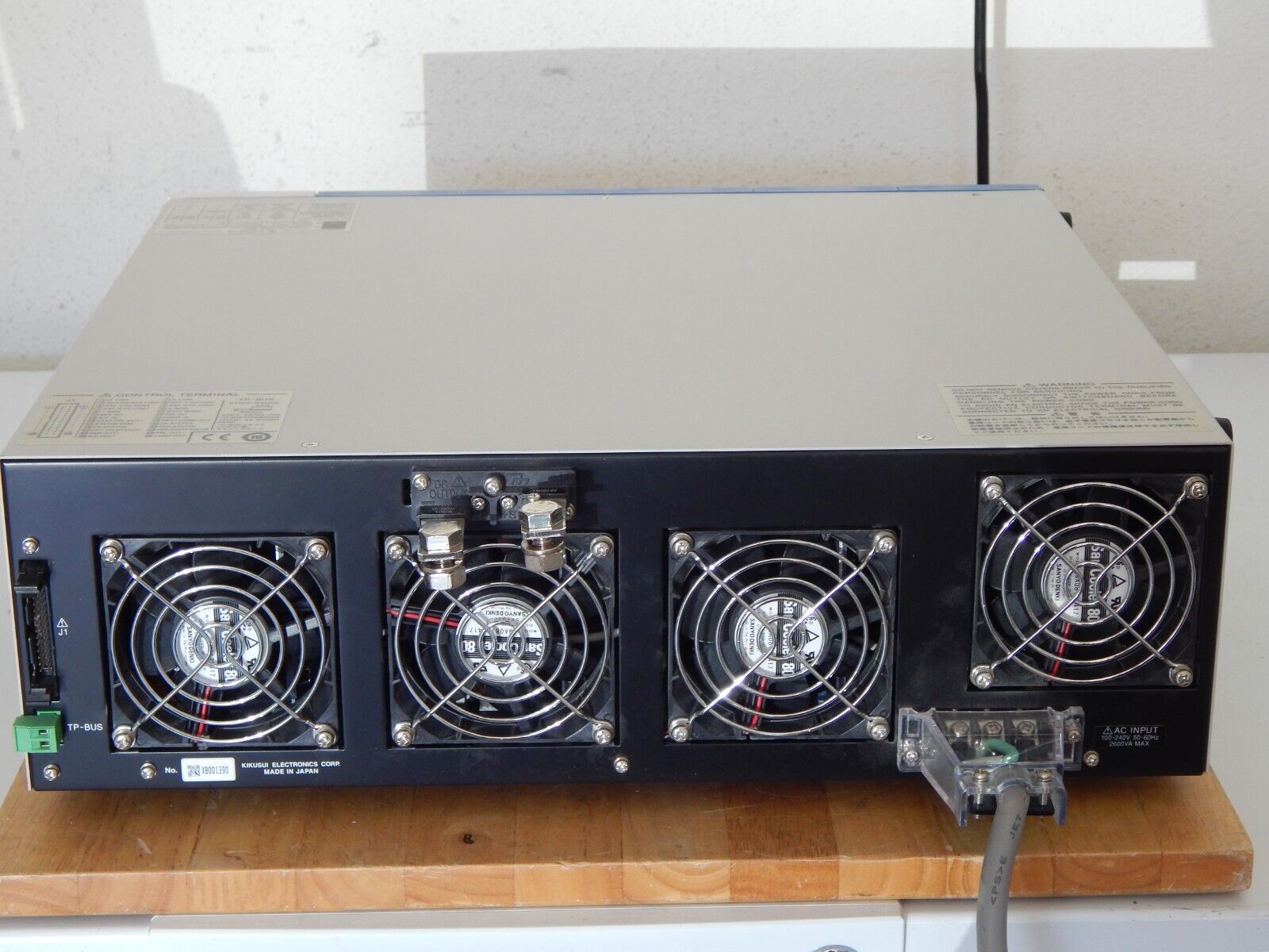 Kikusui PWR1600L Regulated DC Power Supply 0-80V 0-100A 1600W Kikusui PWR1600L Regulated DC Power Supply 0-80V 0-100A 1600W